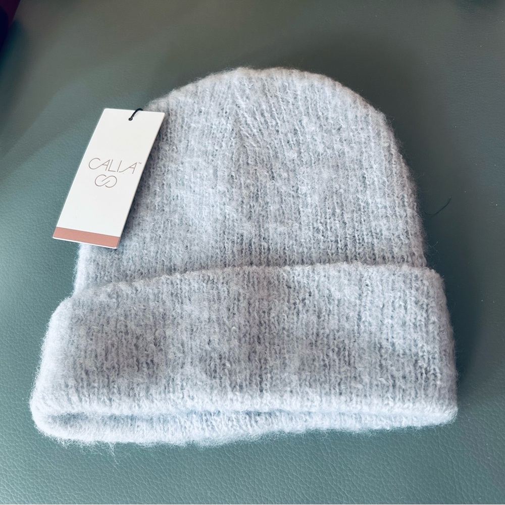 Calia Light Blue Luxe Beanie One Size NEW